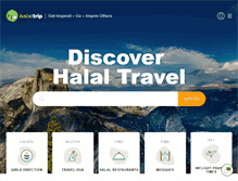 Tablet Screenshot of halaltrip.com